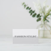 Moderne Berufliche Visitenkarte für Stylist (Stehend Vorderseite)