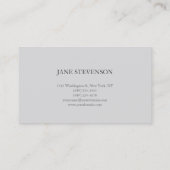 Moderne Berufliche Visitenkarte für Stylist (Rückseite)