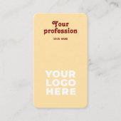 Moderne Berufliche Visitenkarte für Unternehmer (Vorderseite)