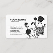 Moderne Berufliche Visitenkarte für Unternehmer (Rückseite)