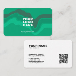 Moderne Berufliche Visitenkarte für Unternehmer