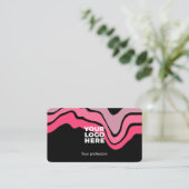 Moderne Berufliche Visitenkarte für Unternehmer (Stehend Vorderseite)