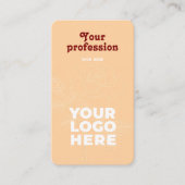 Moderne Berufliche Visitenkarte für Unternehmer (Vorderseite)