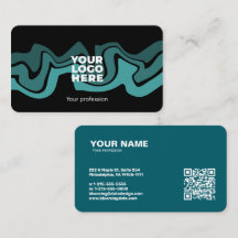Moderne Berufliche Visitenkarte für Unternehmer