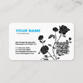 Moderne Berufliche Visitenkarte für Unternehmer (Rückseite)