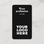 Moderne Berufliche Visitenkarte für Unternehmer (Vorderseite)