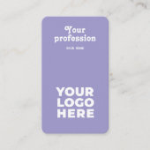 Moderne Berufliche Visitenkarte für Unternehmer (Vorderseite)