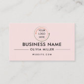 Moderne Berufliche Visitenkarte mit QR-Code (Vorderseite)