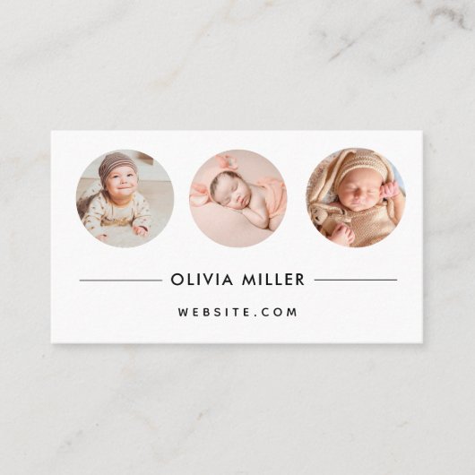 Moderne Berufliche Visitenkarte mit QR-Code (Vorderseite)