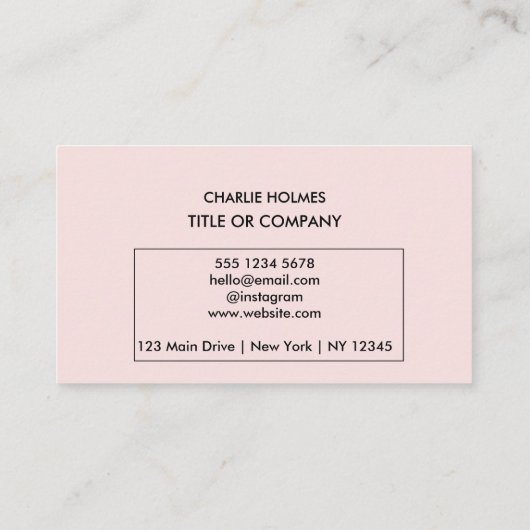 Moderne Berufliche Visitenkarte mit QR-Code (Rückseite)