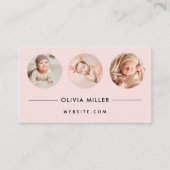 Moderne Berufliche Visitenkarte mit QR-Code (Vorderseite)