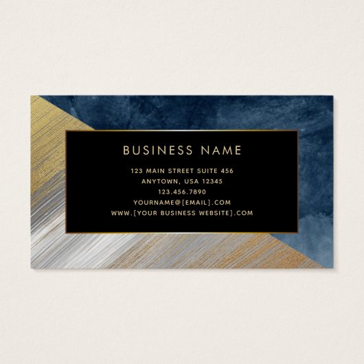 Moderne Berufliche Visitenkarten (Rückseite)