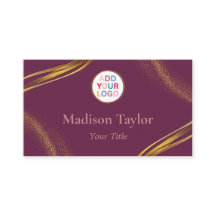 Moderne Berufliche Visitenkarten mit QR-Code