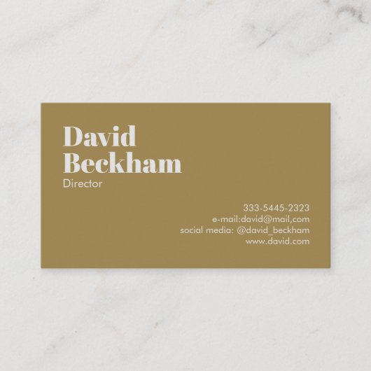 Moderne, berufliche Visitenkarten Visitenkarte (Vorderseite)