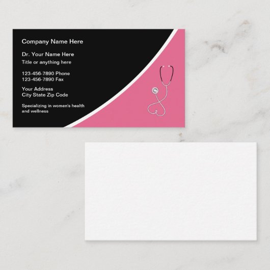 Moderne Berufliche Visitenkarten Visitenkarte (Vorne/Hinten)