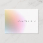 Moderne Berufliche Vorlage Elegant Visitenkarte (Vorderseite)