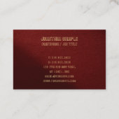 Moderne Berufliche Vorlage Visitenkarte (Rückseite)