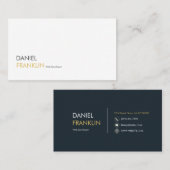 Moderne Berufliche Web Developer Business Card Visitenkarte (Vorne/Hinten)
