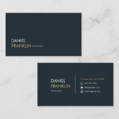 Moderne Berufliche Web Developer Business Card Visitenkarte (Vorne/Hinten)