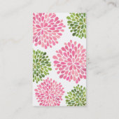 Moderne Berufliche Womens WAHM Business Card Visitenkarte (Rückseite)