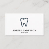 Moderne Berufliche Zahnmedizin Visitenkarte (Vorderseite)