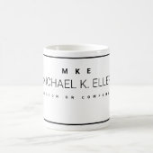 Moderne Berufsbezeichnung Weiß Kaffeetasse (Mittel)