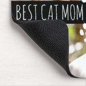 Moderne BEST CAT MAMA 8 Fotos Personalisiert Mousepad (Ecke)