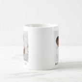 Moderne Best Dad Ever 2 Foto Kaffeetasse (Mittel)