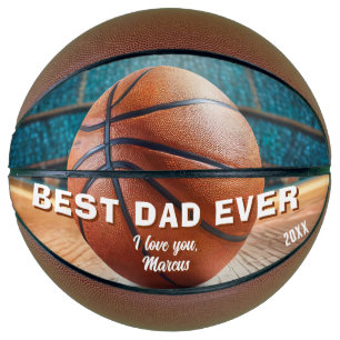 Moderne Best Dad Ever Vater Bild Basketball