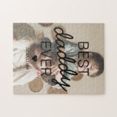 Moderne Best Daddy Ever Foto Puzzle (Horizontal)