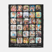 Moderne BEST FREUNDE FÜR 30 Foto Collage Fleecedecke (Vorderseite)