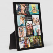 Moderne BEST FREUNDE FÜR Foto Collage Black Fotoplatte (Seite)