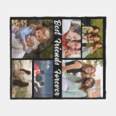Moderne BEST FREUNDE FÜR Foto Collage Fleecedecke (Vorderseite (Horizontal))