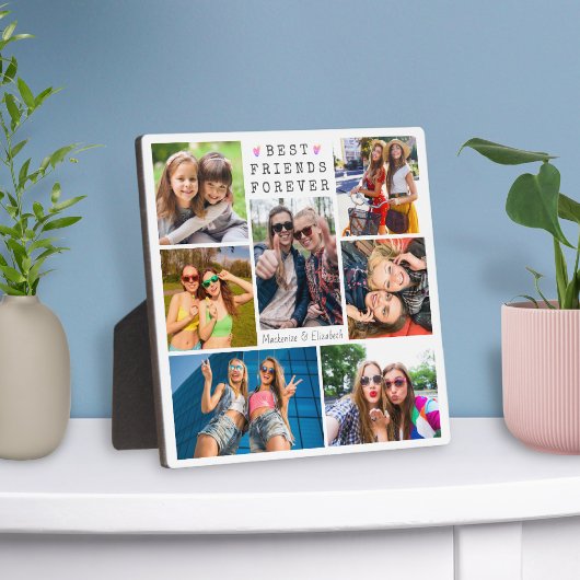 Moderne BEST FREUNDE FÜR ÜBER 7 FotoCollage Fotoplatte