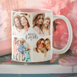 Moderne Best Friends Beste Freundin Script Foto Co Zweifarbige Tasse<br><div class="desc">Ein bester Freund Foto Collage Tasse mit Platz für 8 Fotos. Personalisieren Sie es mit Ihren Lieblings-Fotos Ihrer Freunde. Entworfen für Sie von BlackBerry Boulevard.</div>