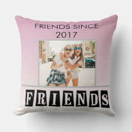 Moderne Best Friends Chic Quote individuell gestal Kissen