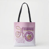 Moderne Best Friends Chic Quote individuell gestal Tasche (Vorderseite)