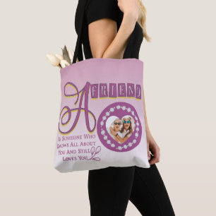 Moderne Best Friends Chic Quote individuell gestal Tasche