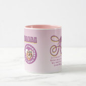 Moderne Best Friends Chic Quote individuell gestal Tasse (Zentrum)