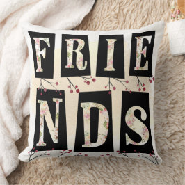 Moderne Best Friends Chic Quote Kissen
