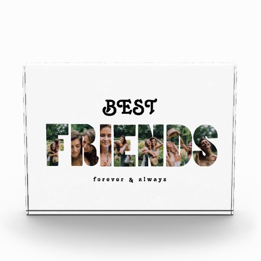 Moderne Best Friends Collage Foto Geschenk für Fre (Vorderseite)