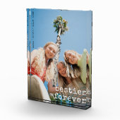 Moderne Best Friends Custom Besties Forever Overla Fotoblock (Rechts)