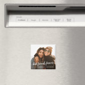 Moderne Best Friends Forever Script-Namen 2 Foto Magnet (In Situ (Geschirrspüler))