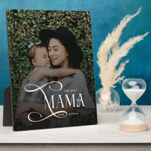 Moderne Best Mama Ever Foto Muttertagsgeschenke Fotoplatte