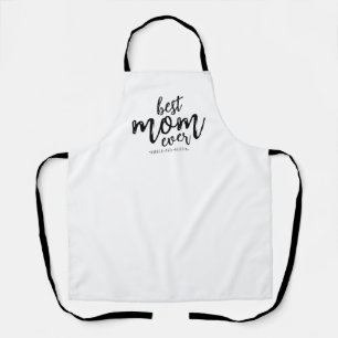 Moderne Best Mom Ever Mutter Kinder Name Schrift S Schürze