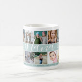 Moderne Best Nana jemals Foto Collage & Names Kaffeetasse (Mittel)