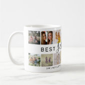 Moderne "Best Sister Ever" FotoCollage Kaffeetasse (Links)