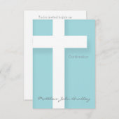 Moderne Bestätigungseinladung Wählen Sie Ihre Farb Einladung (Vorne/Hinten)