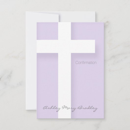 Moderne Bestätigungseinladung Wählen Sie Ihre Farb Einladung (Vorderseite)