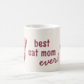 Moderne beste Cat Mama je Tasse (Mittel)